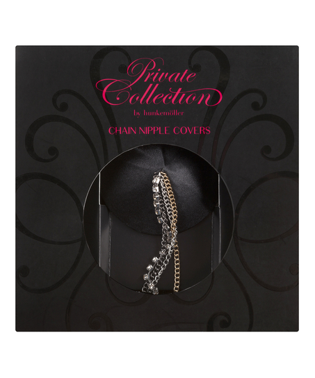 Private Chain Nipple Covers, Black