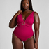 Crinkle Ring Bathingsuit, Red