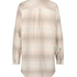 Boyfriend Check Nightshirt, Beige