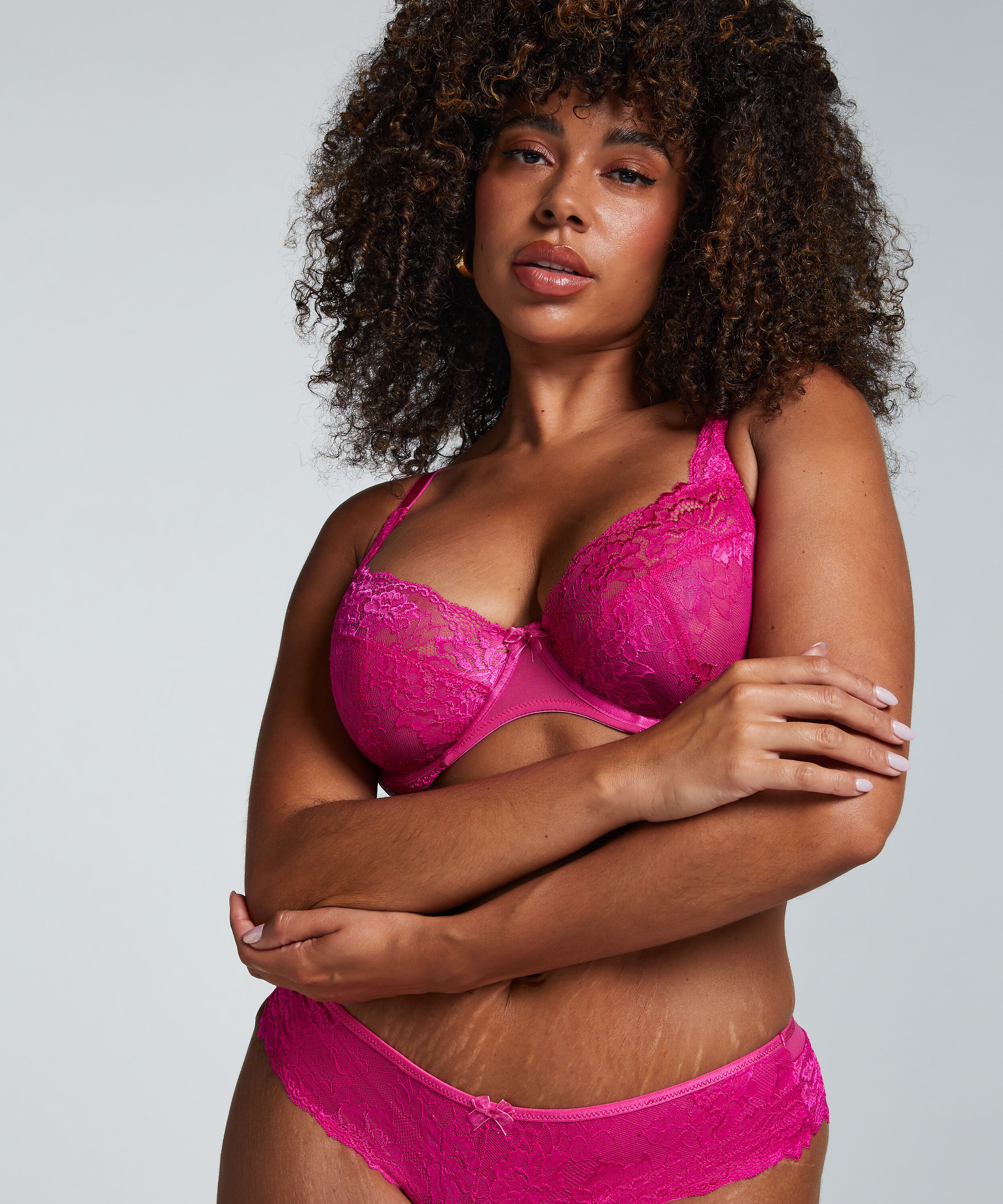 Ida Non-Padded Underwired Bra, Pink