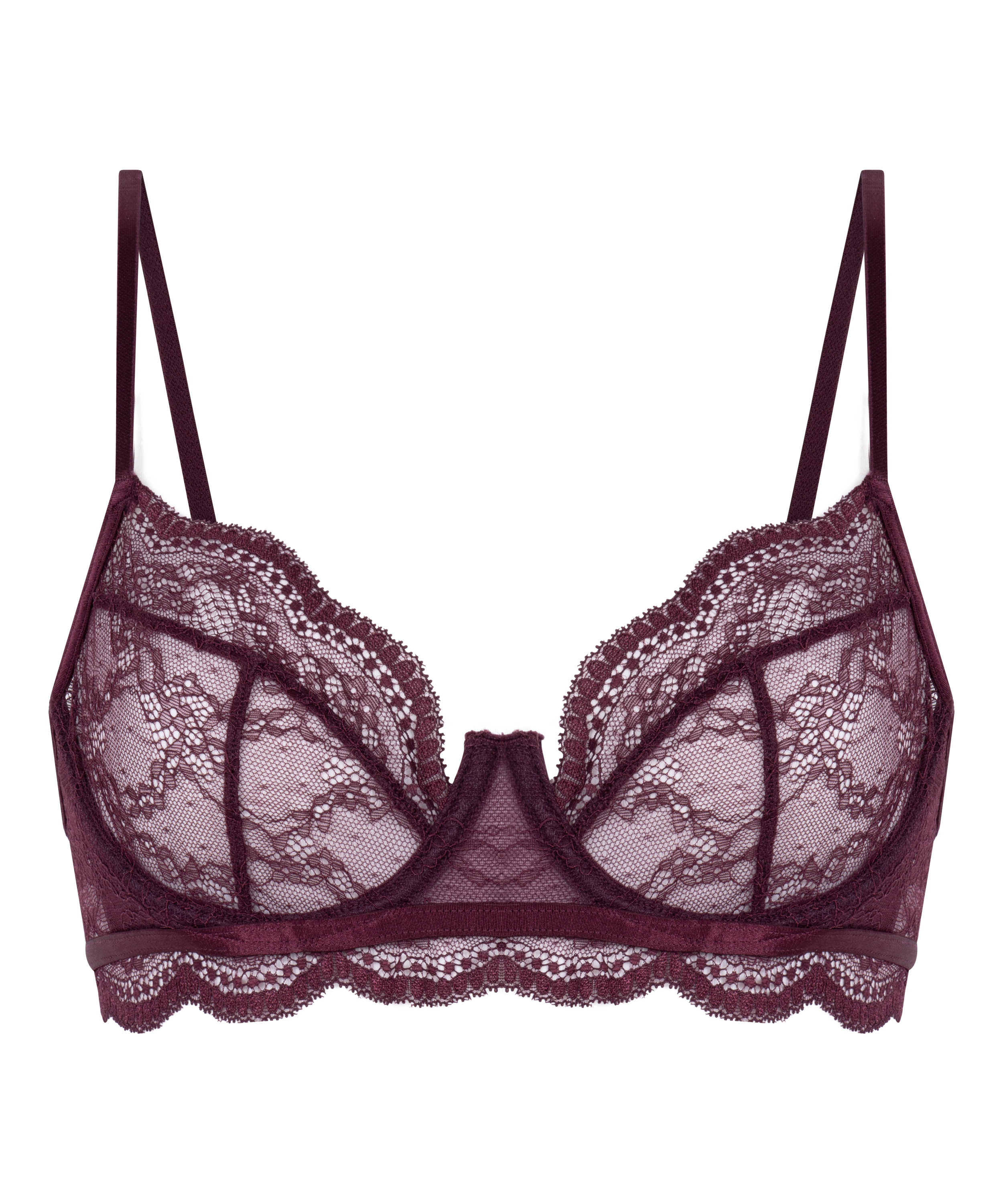 Isabelle Non-Padded Underwired Bra, Red, main