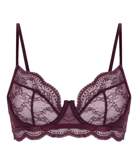 Isabelle Non-Padded Underwired Bra, Red