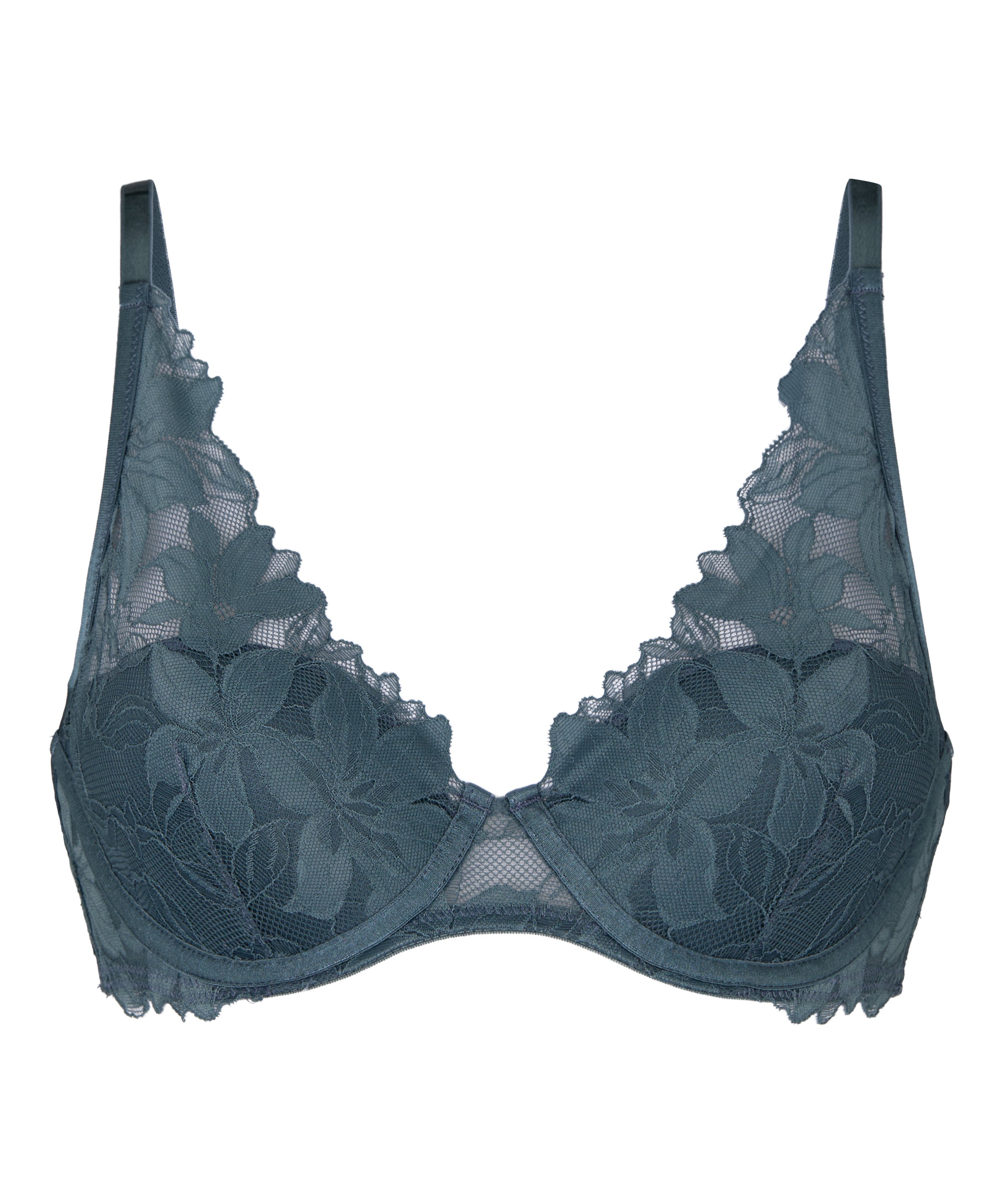 Ingrid Padded Underwired Bra, Blue, main
