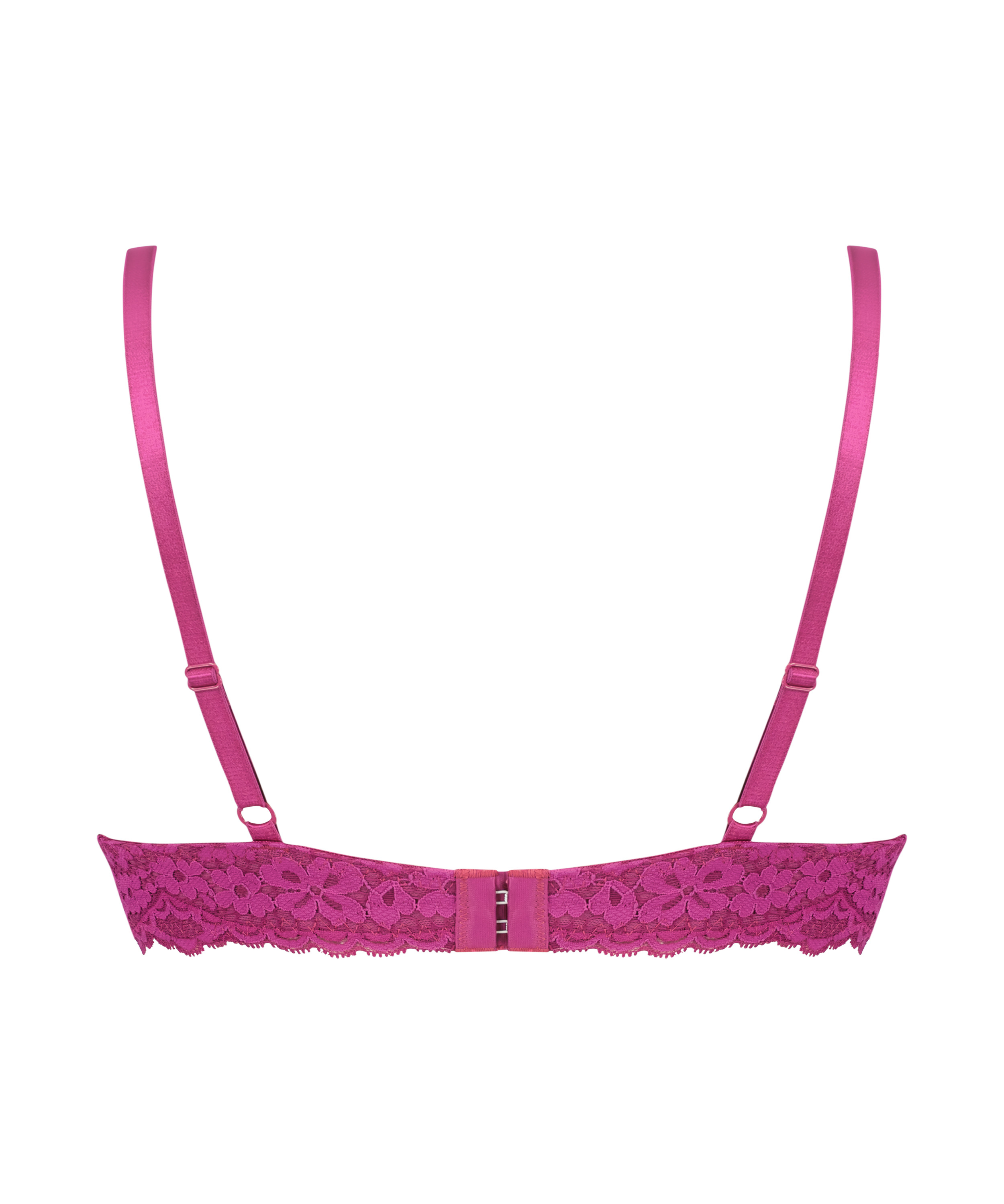 Rose padded push-up bra, Purple, main