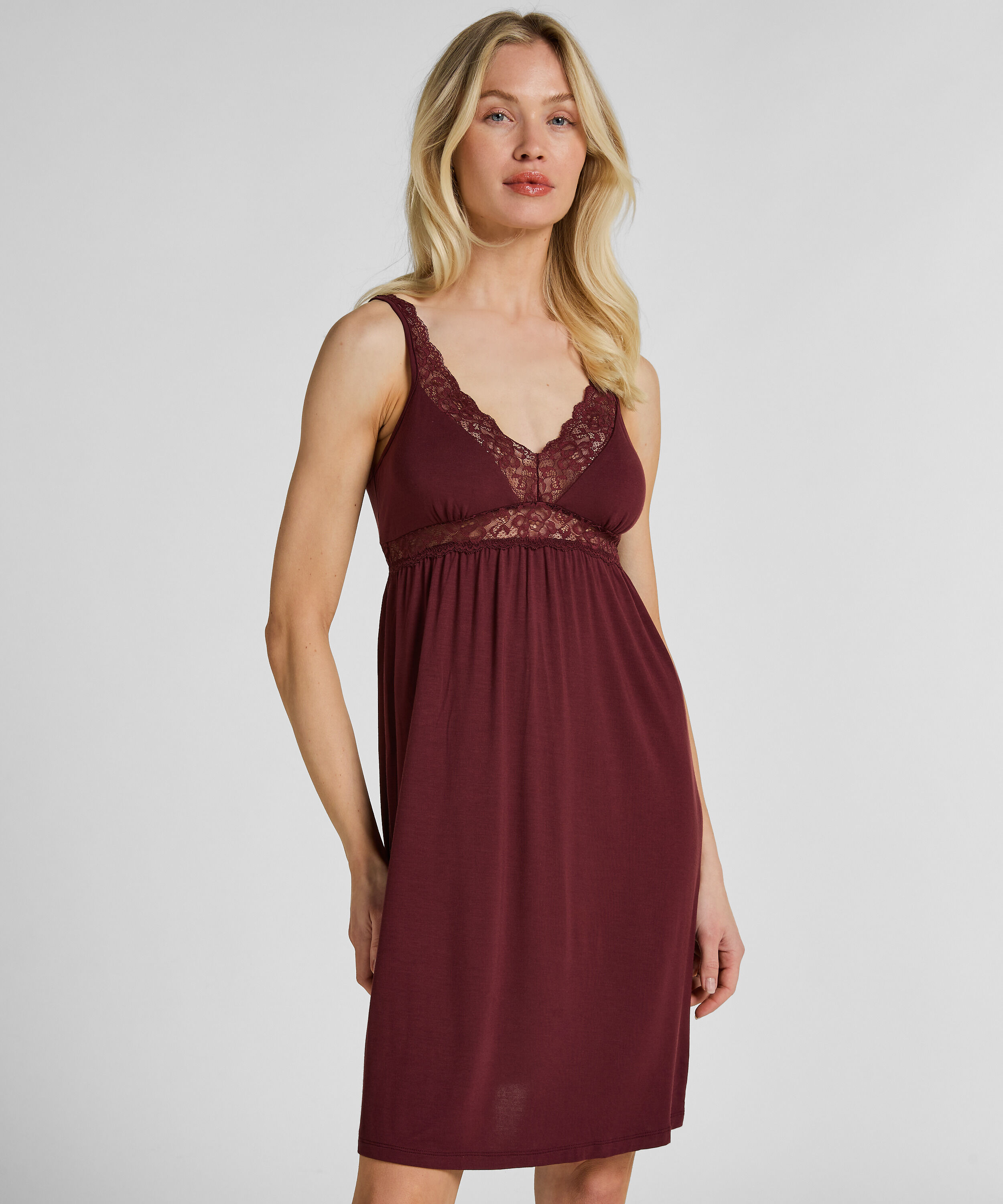 Jersey Slipdress, Purple