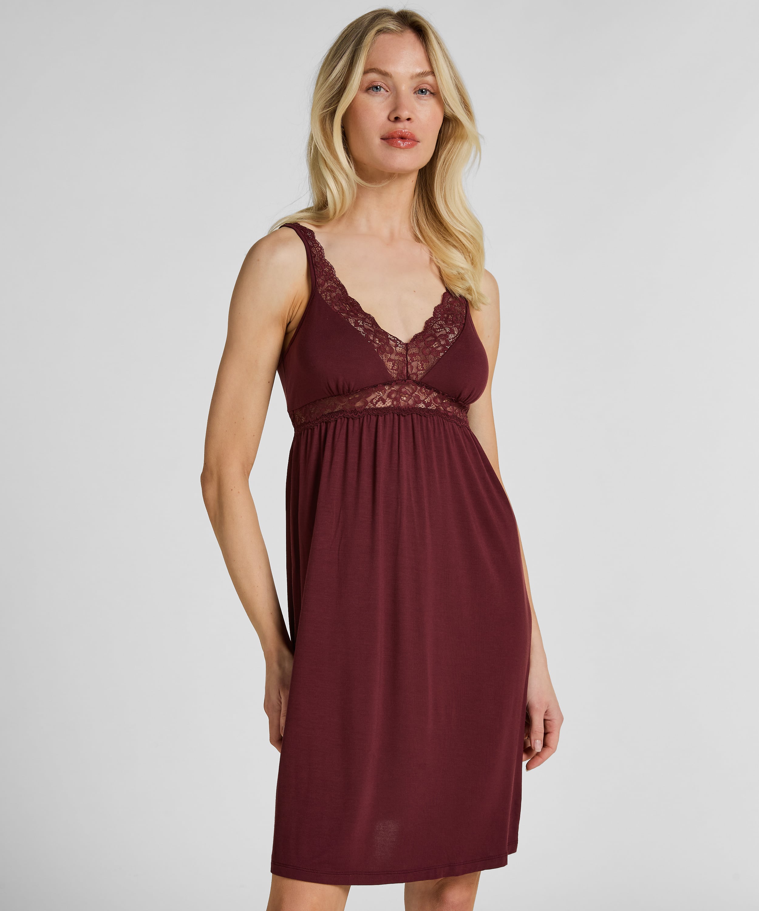 Jersey Slipdress, Purple, main