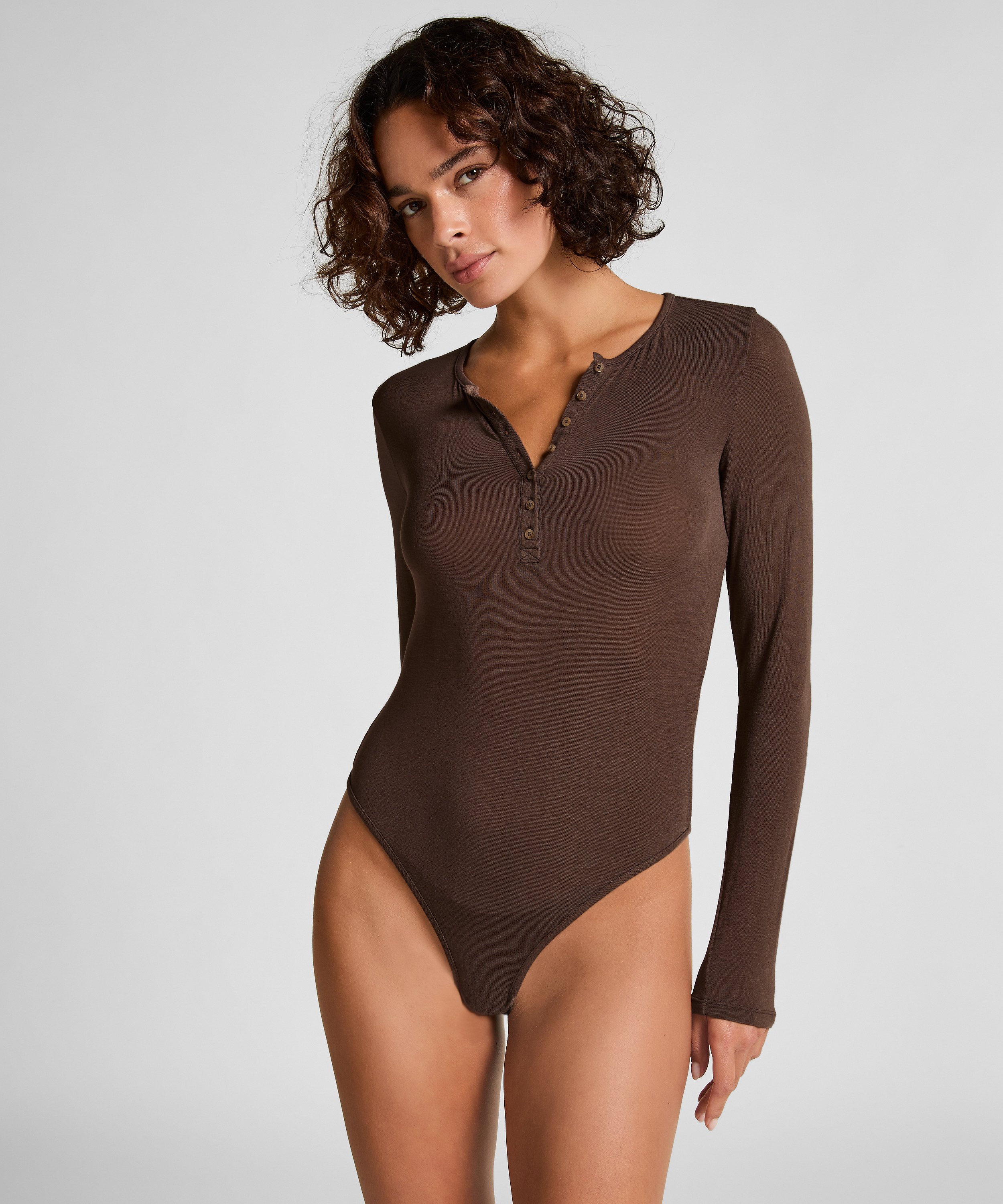 super soft Body with Cashmere, Brown, main