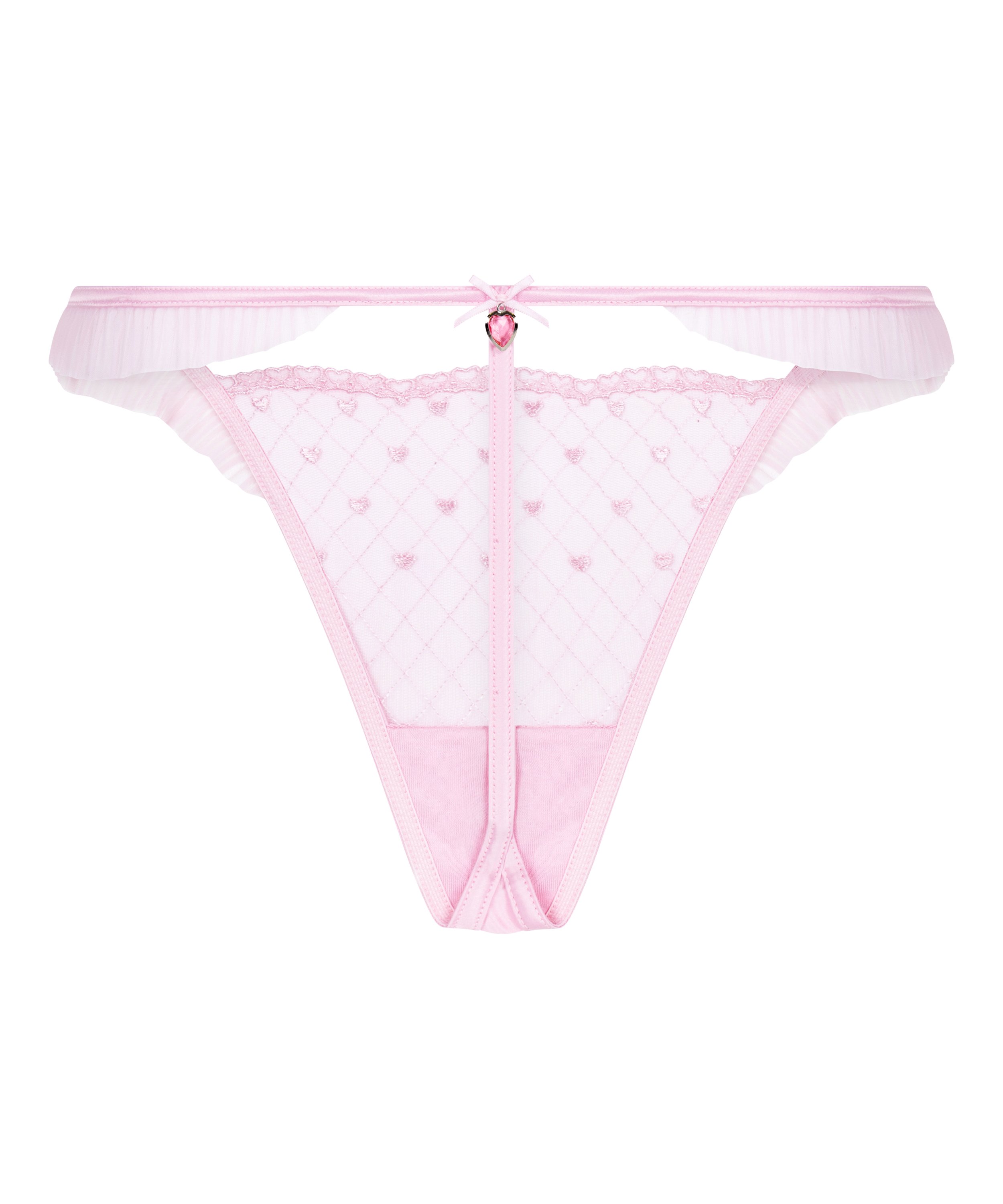 Cordelie Highleg Thong, Pink, main
