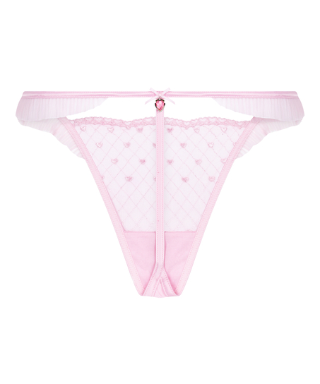 Cordelie Highleg Thong, Pink