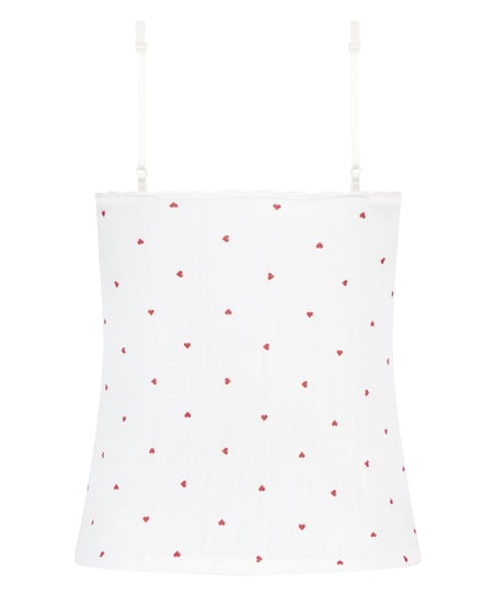 Cami lace top, White