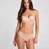 Angie Padded Strapless Underwired Bra, Beige