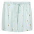 Short Viscose Check Print, Green