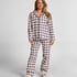 Flannel Pyjama Top, White