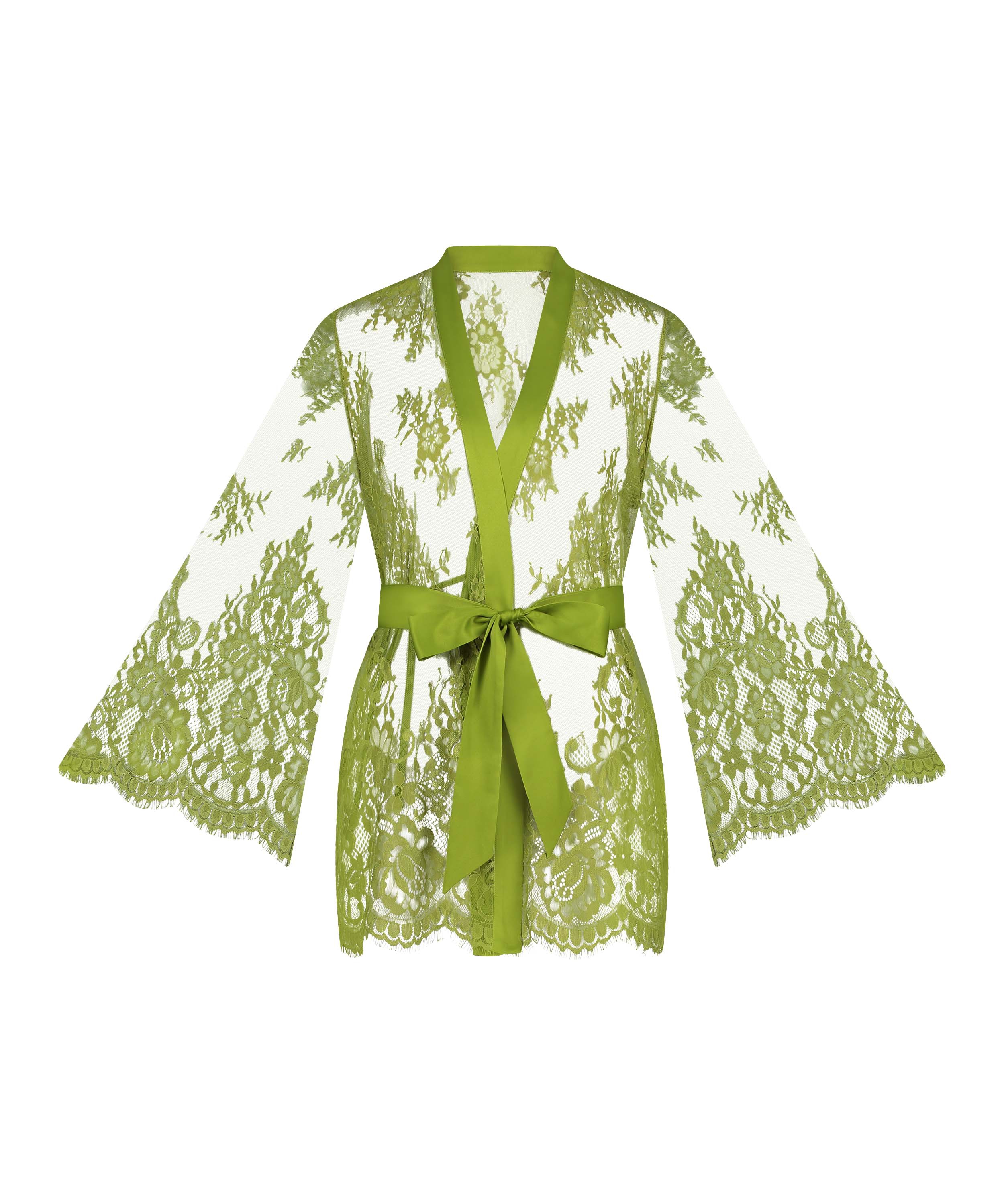 Isabelle Lace Kimono, Green, main