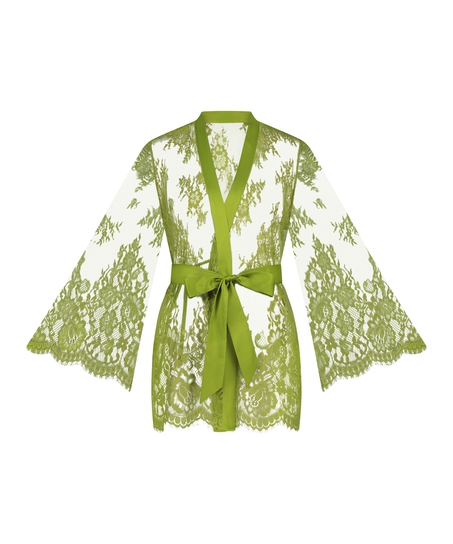 Isabelle Lace Kimono, Green