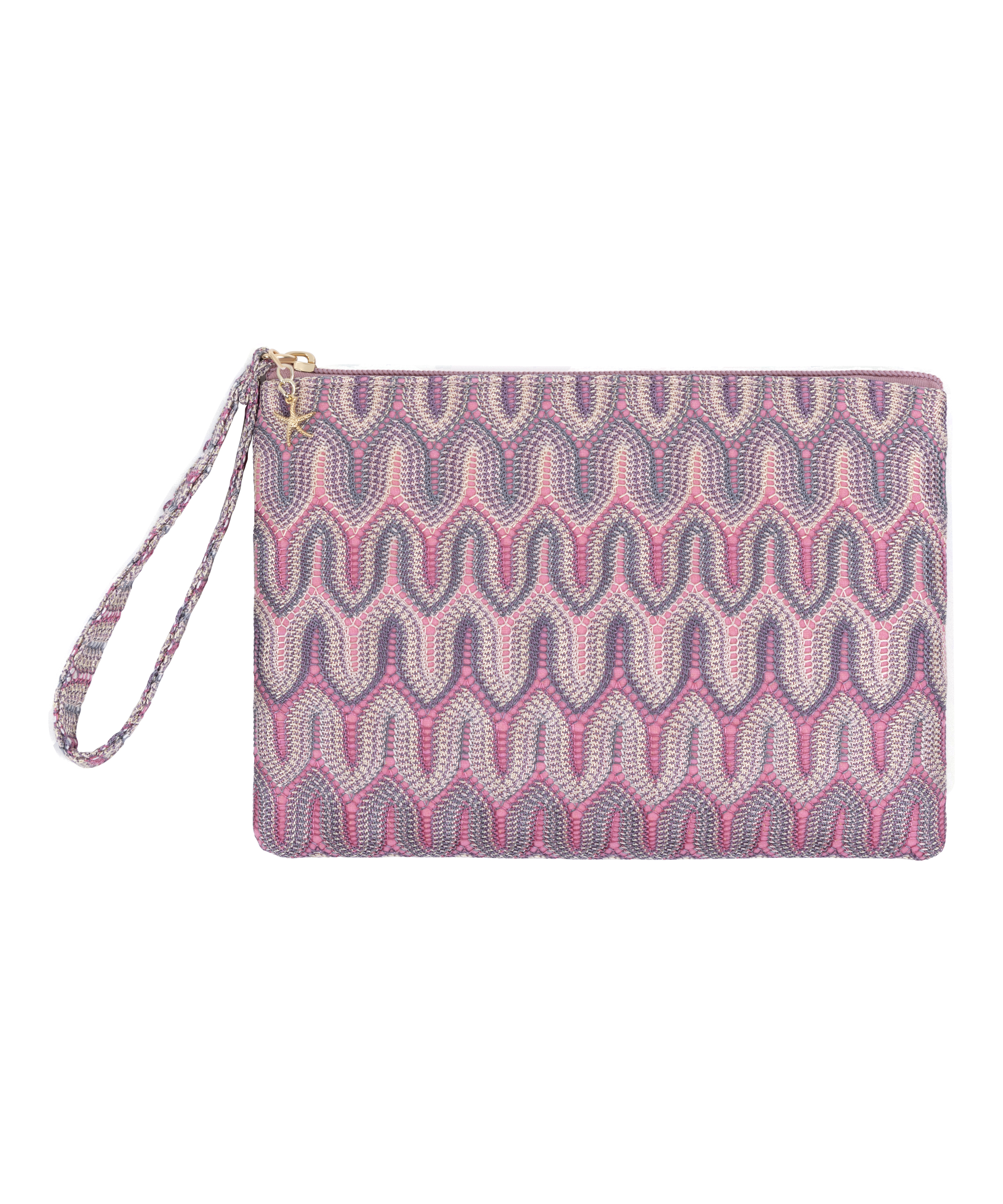Cali Bikini Clutch, Pink, main