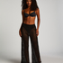 Lace Beach Pant, Black