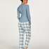 Long-Sleeved Pyjama Top, Blue
