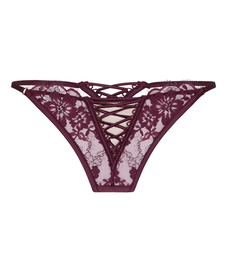Highleg Thong Mae, Purple