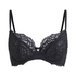 Marine Non-Padded Underwired Bra, Black