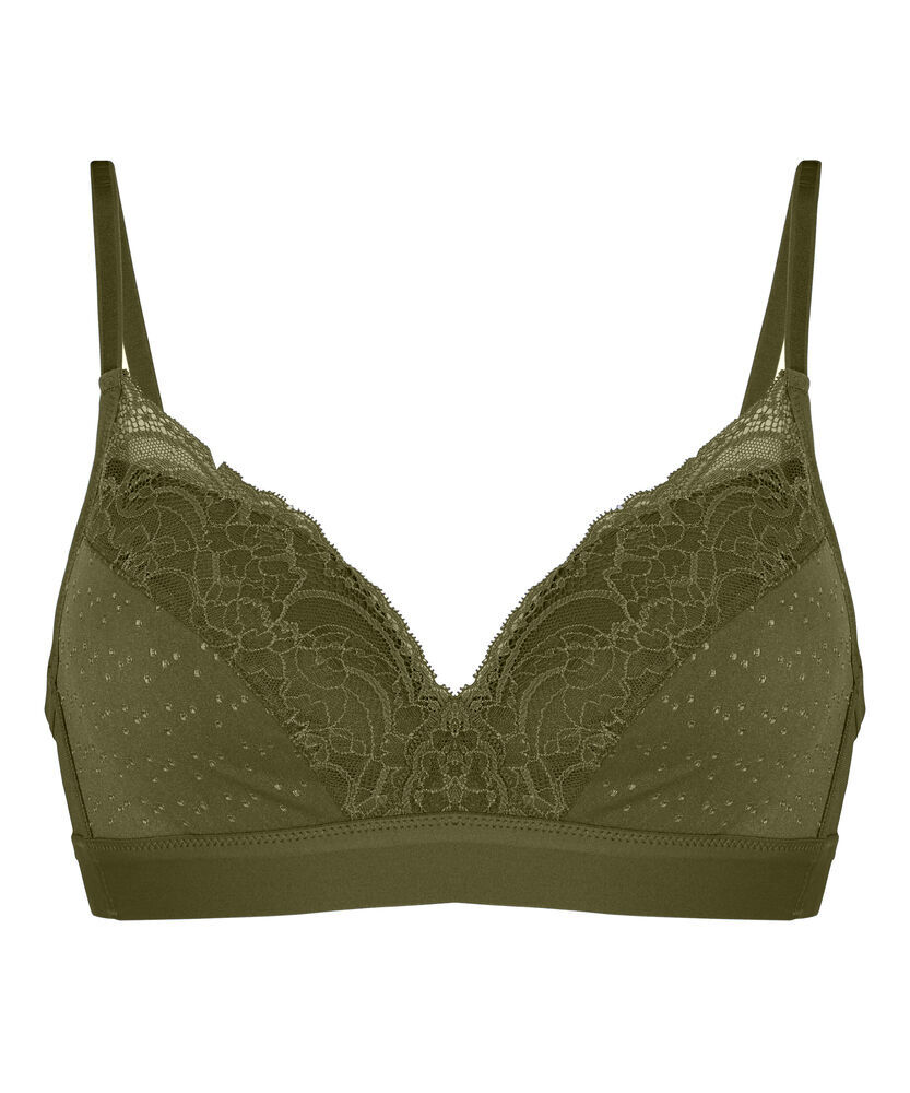 Sophie Padded Non-Underwired Bra, Green
