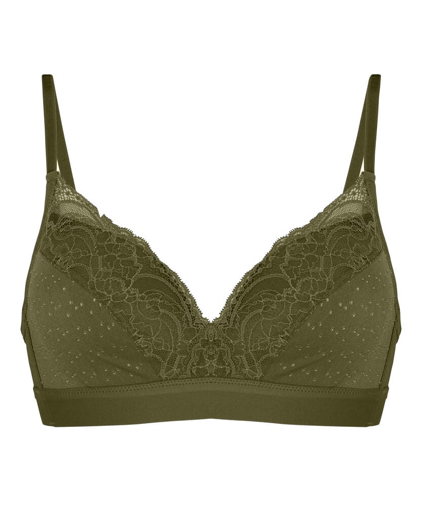 Sophie Padded Non-Underwired Bra, Green, main