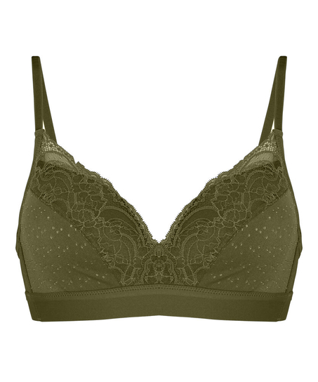 Sophie Padded Non-Underwired Bra, Green