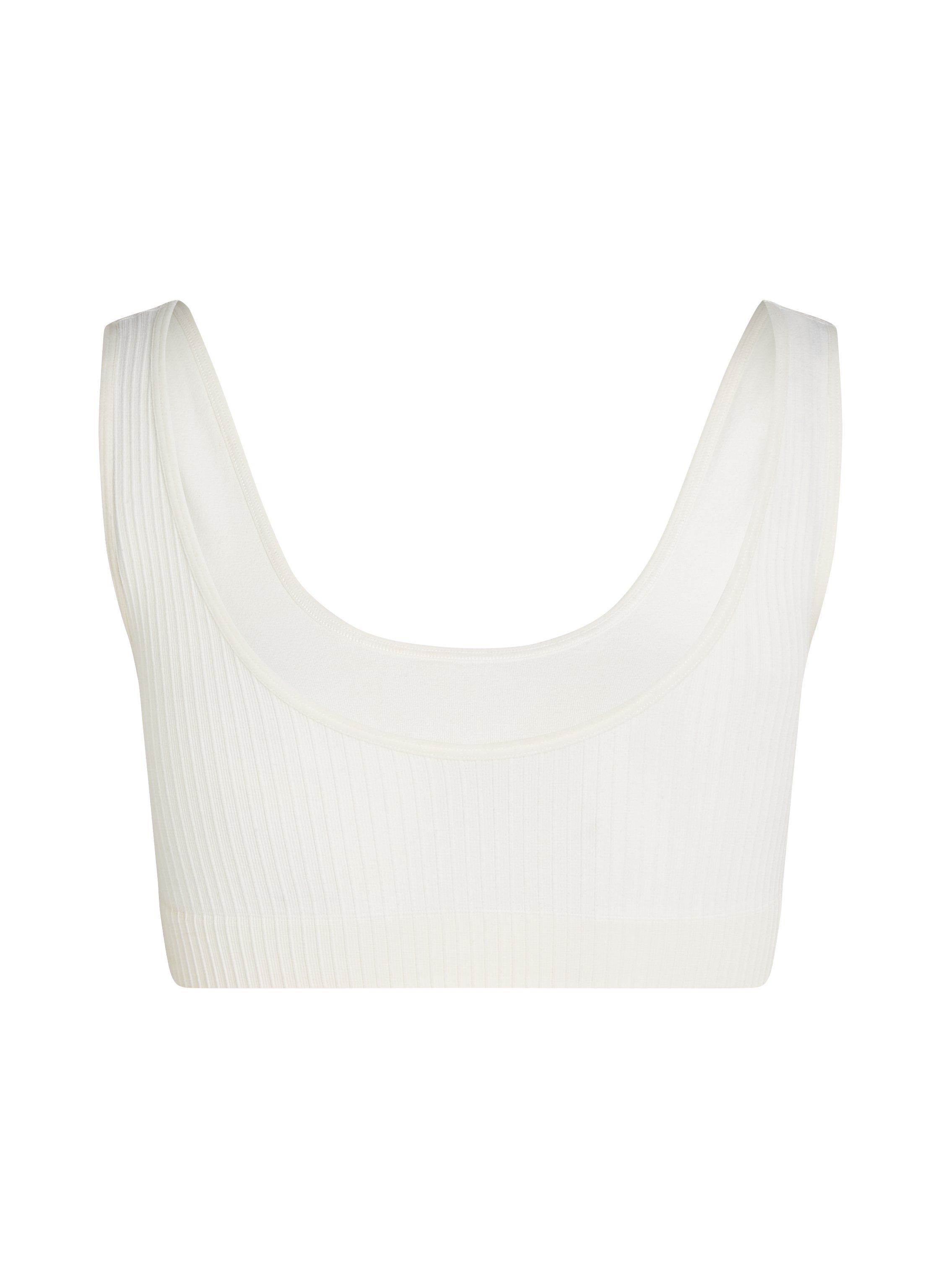 Dianne Scoop Bralette, White, main