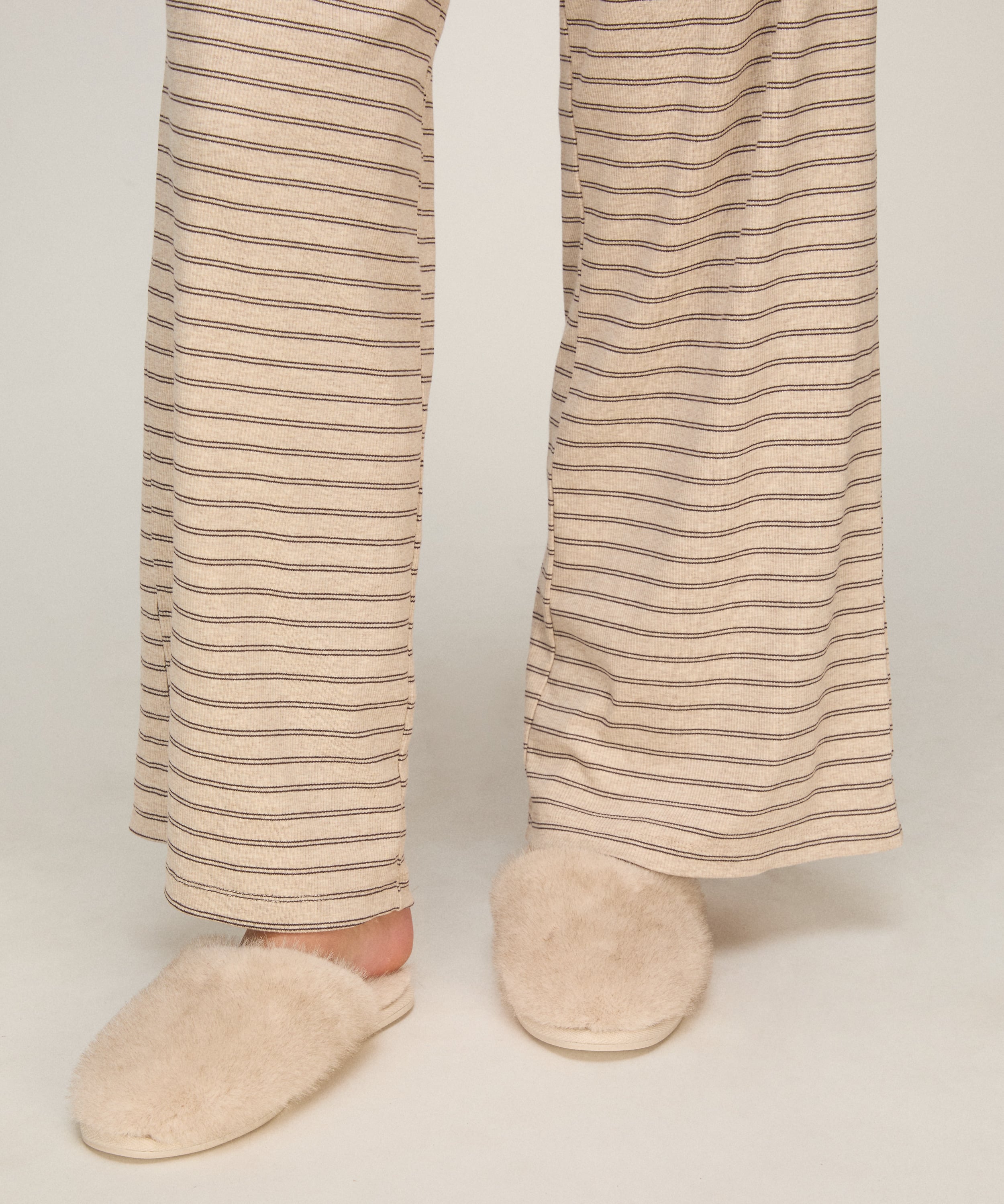 Slipper Faux Fur, Gray, main