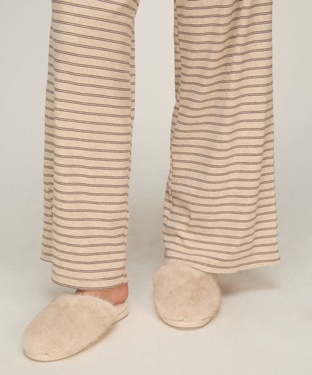 Slipper Faux Fur, Gray
