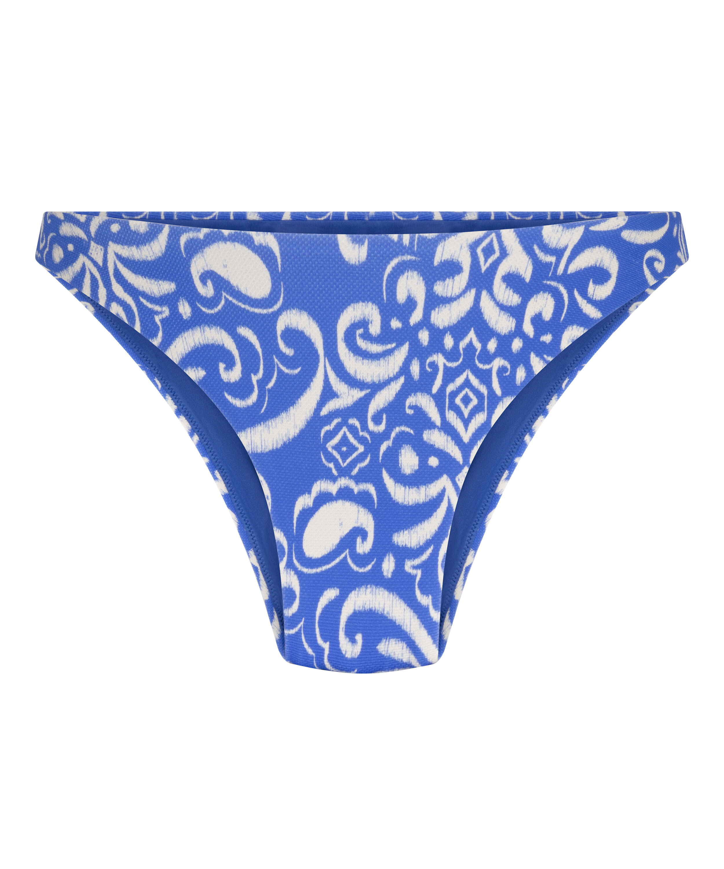 Cancun High Leg Bikini Bottom, Blue