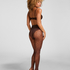 Tights 15 Denier Leopard, Brown
