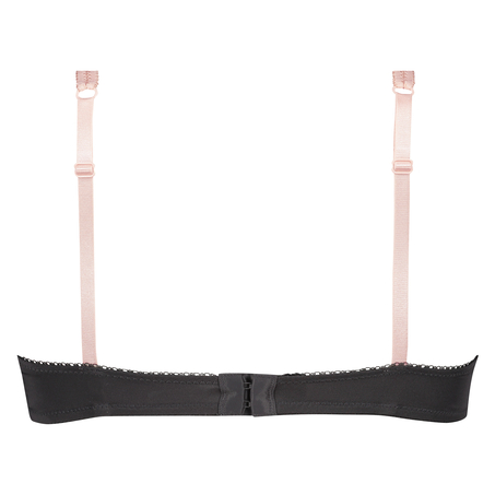 Secret Lace Padded Underwired Bra, Gray