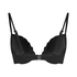 Scallop push-up underwired bikini top Cup A - E, Black