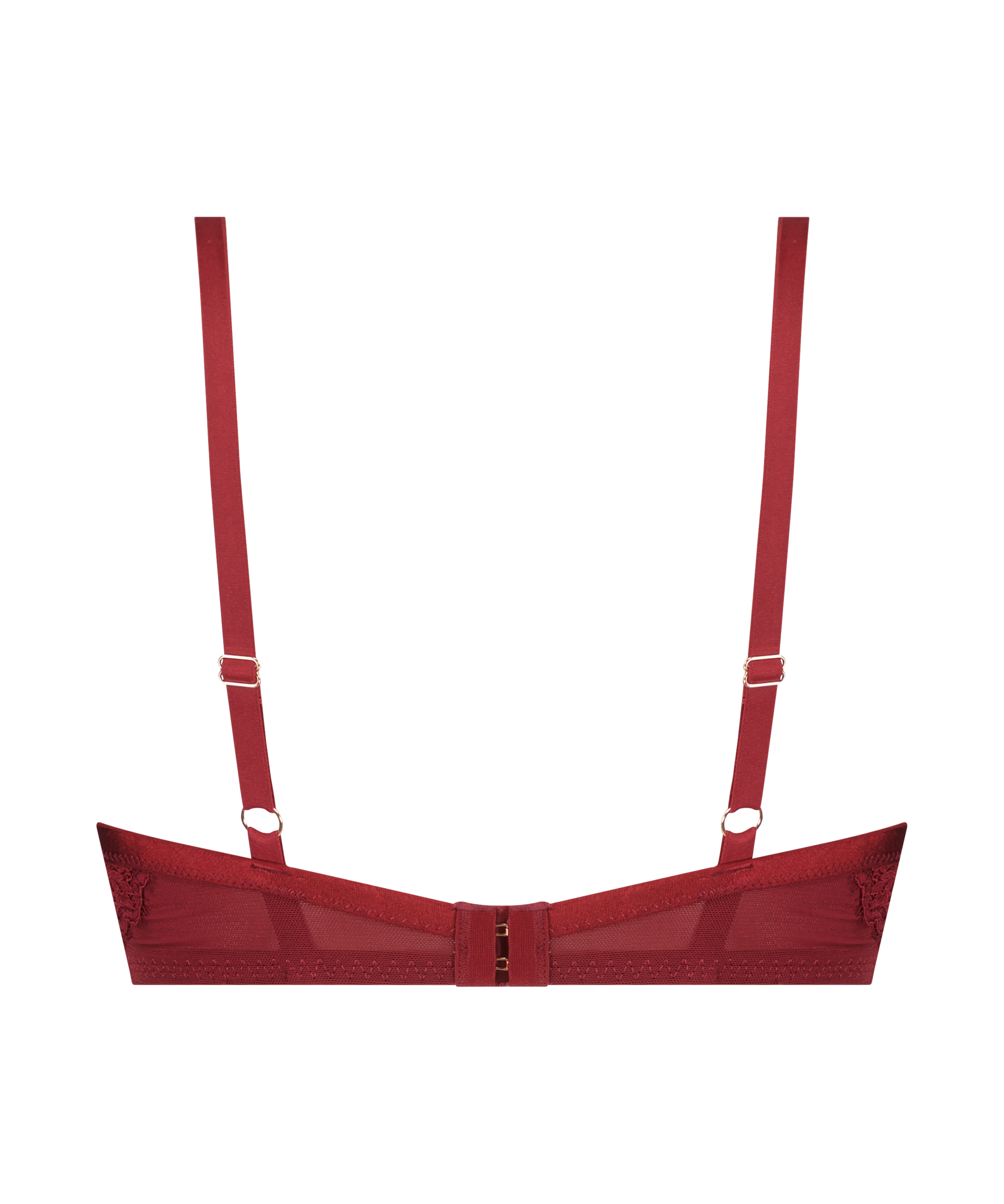 Lucy padded underwired bra, Red, main