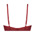 Lucy padded underwired bra, Red