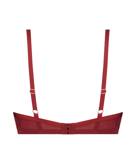 Lucy padded underwired bra, Red