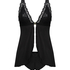 Mariah Satin Babydoll, Black