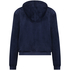 Velour hoodie jacket, Blue