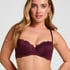 Marine Padded Underwired Bra, Purple