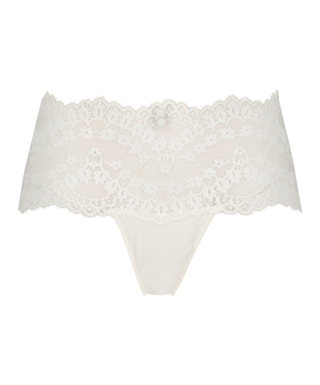 Daisy thong boxers, White