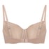 Smooth Padded Underwired Bra, Beige