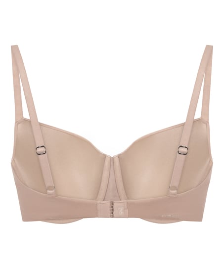 Smooth Padded Underwired Bra, Beige