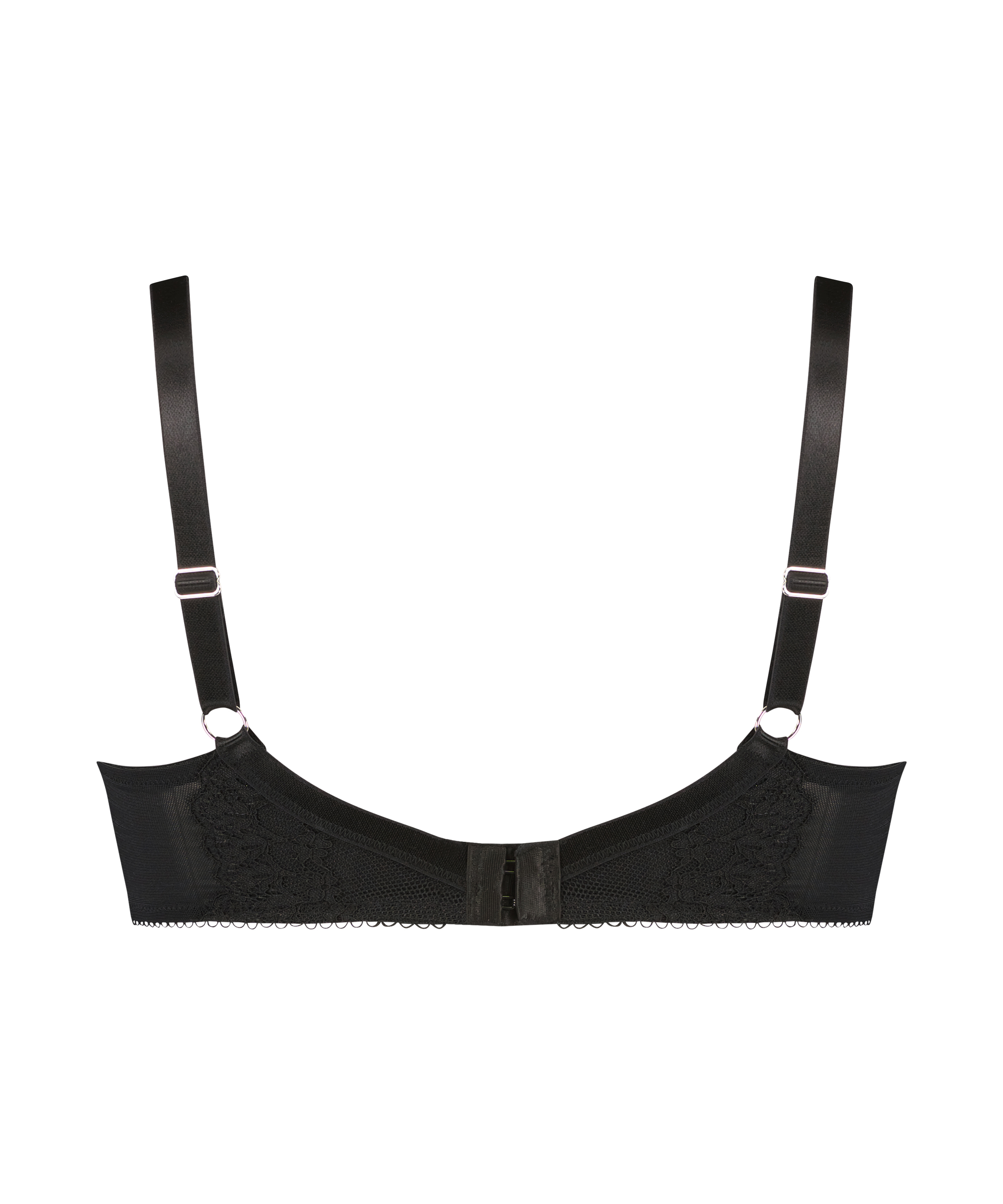 Daisy Non-Padded Underwired Bra, Black, main