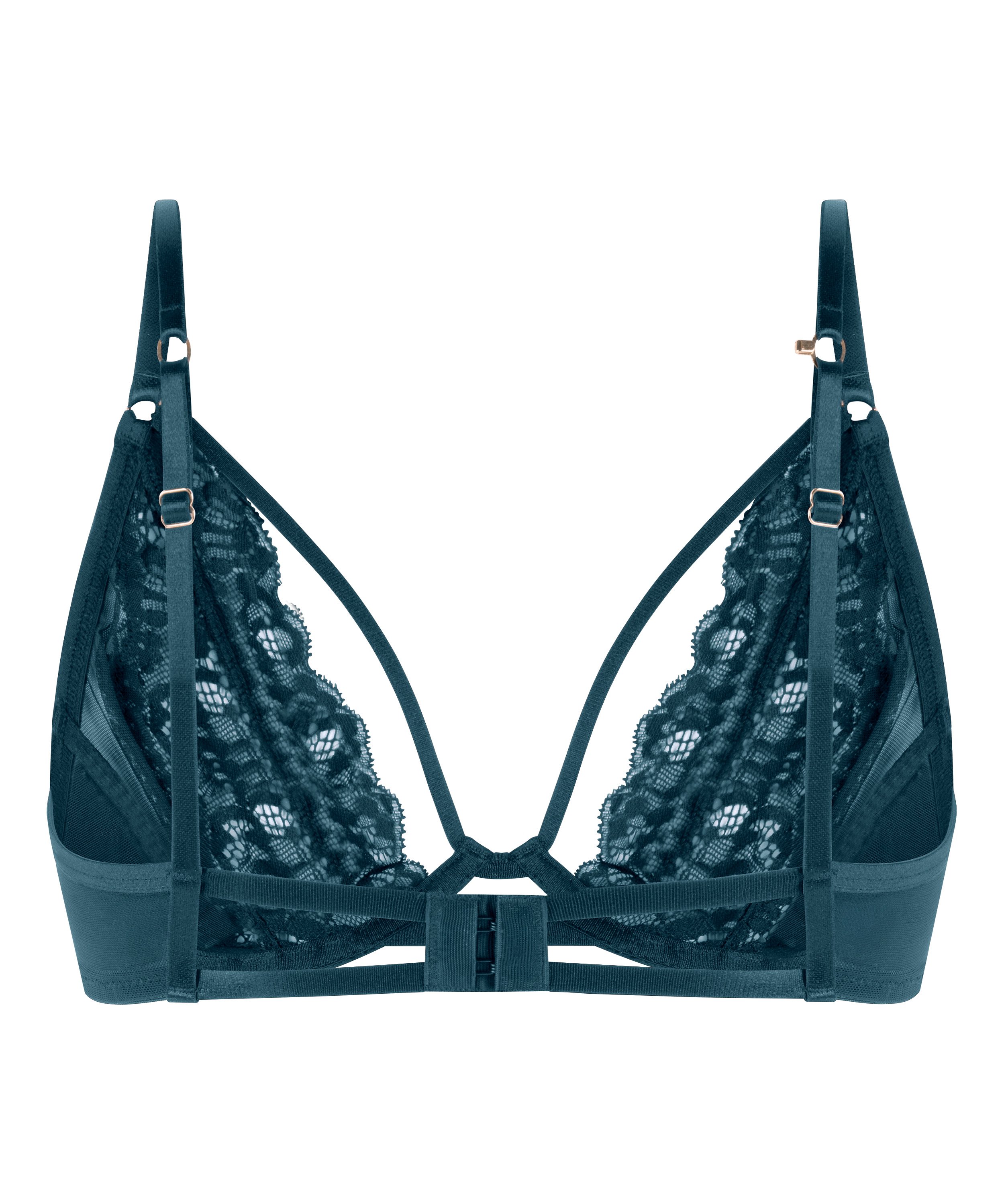 Cinnamon Non-Padded Underwired Bra, Blue, main