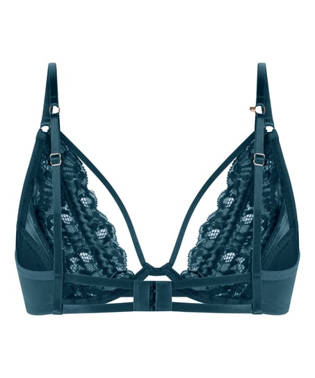 Cinnamon Non-Padded Underwired Bra, Blue