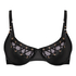 Non-Padded Underwired Bra Sam, Black