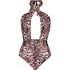 Leopard swimsuit, Brown