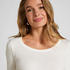 Cotton Pyjama Top, White