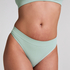 Dianne High Leg Thong, Green